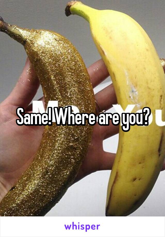 Same! Where are you?