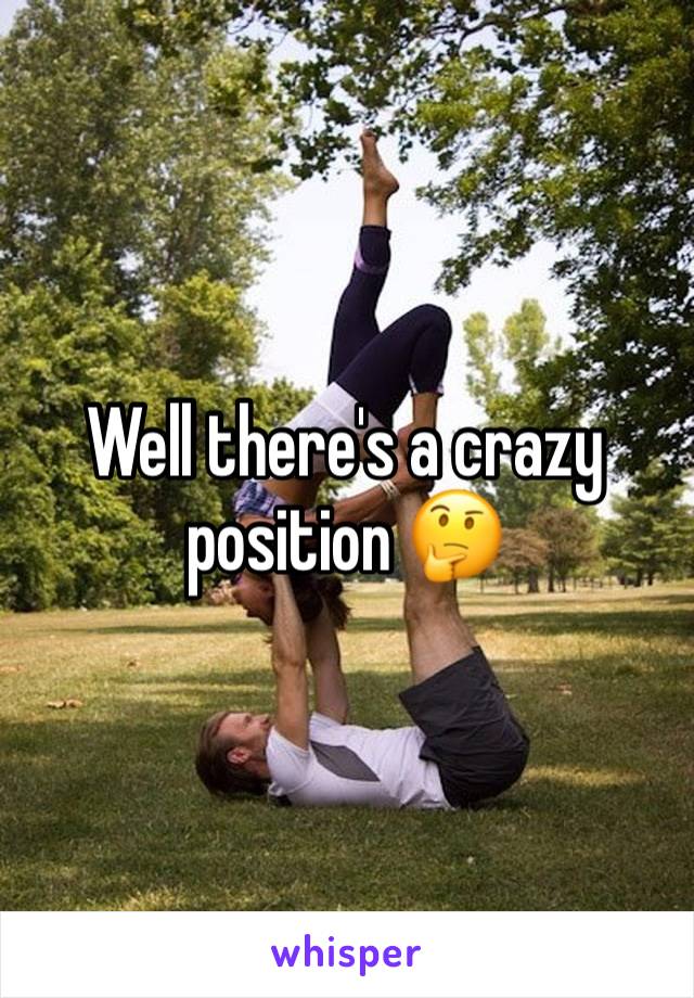 Well there's a crazy position 🤔
