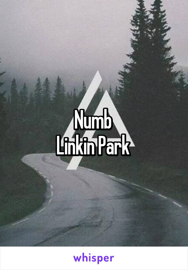 Numb 
Linkin Park 