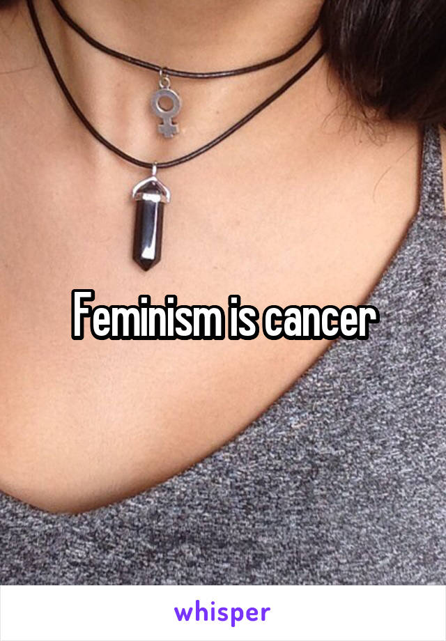 Feminism is cancer