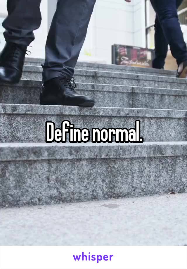 Define normal.