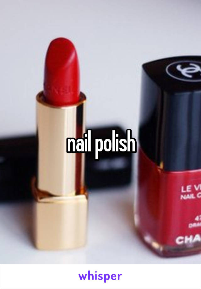 nail polish