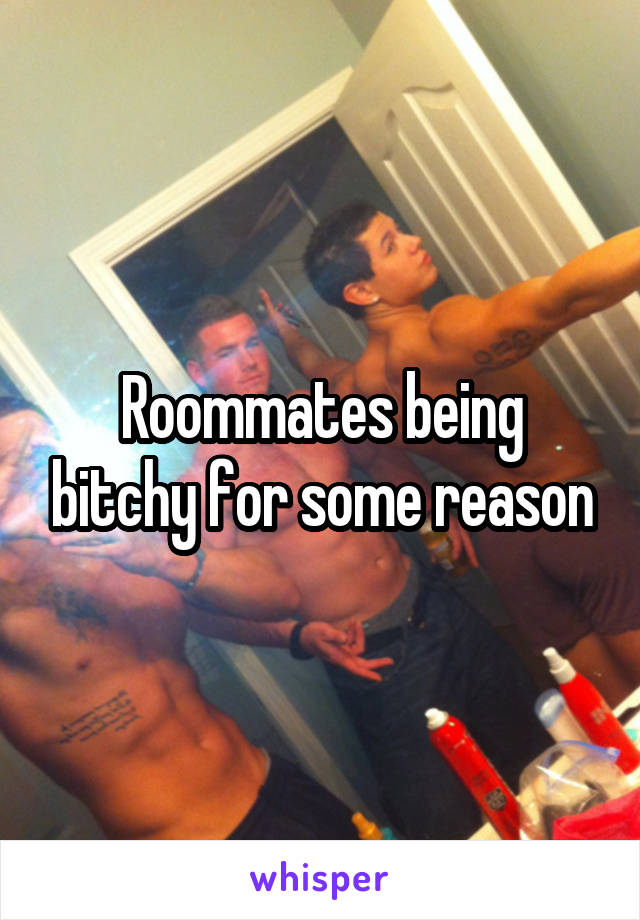 Roommates being bitchy for some reason