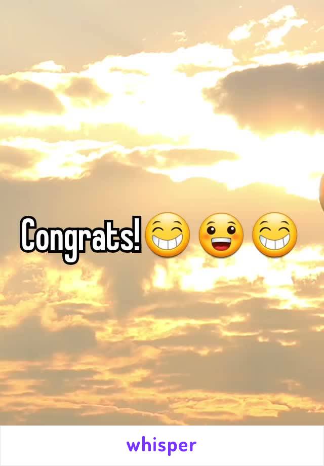 Congrats!😁😀😁