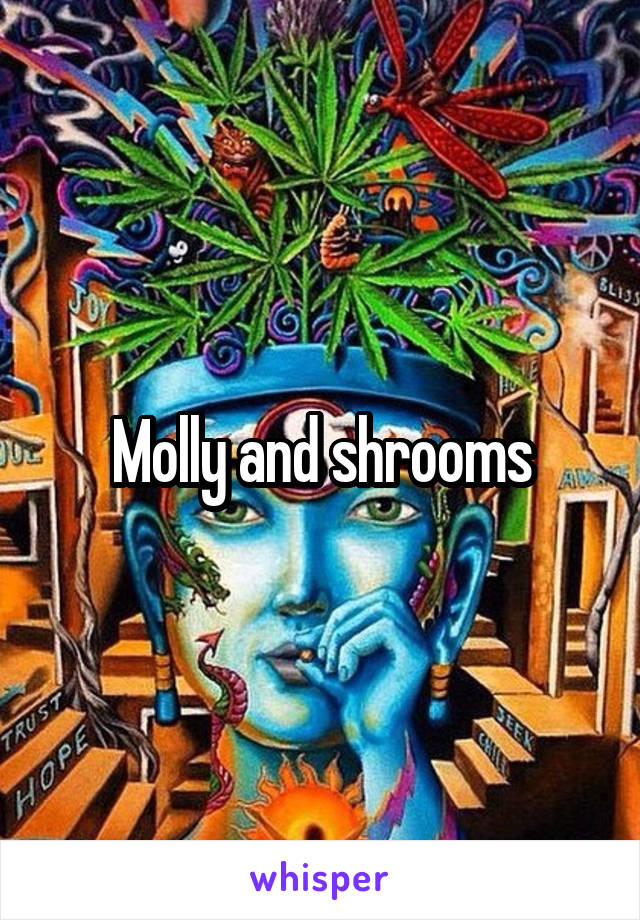 Molly and shrooms