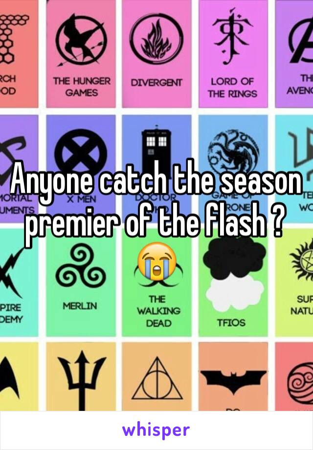 Anyone catch the season premier of the flash ? 😭