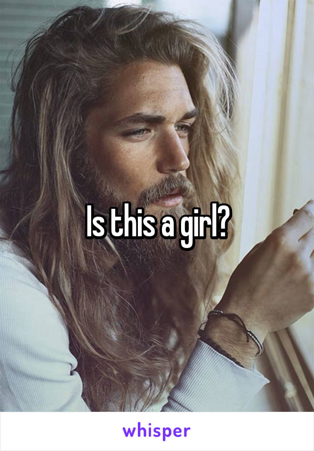 Is this a girl?