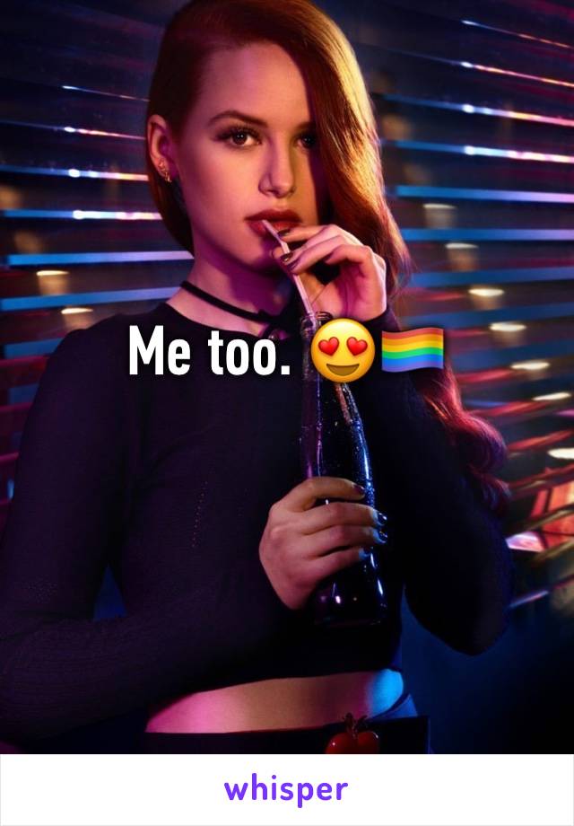 Me too. 😍🏳️‍🌈