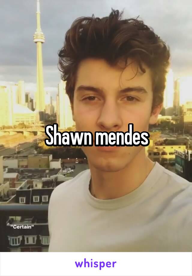 Shawn mendes