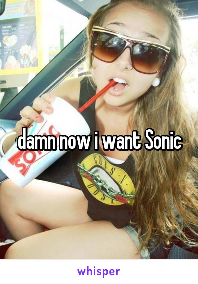 damn now i want Sonic