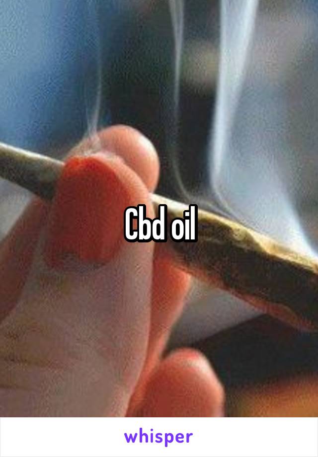 Cbd oil