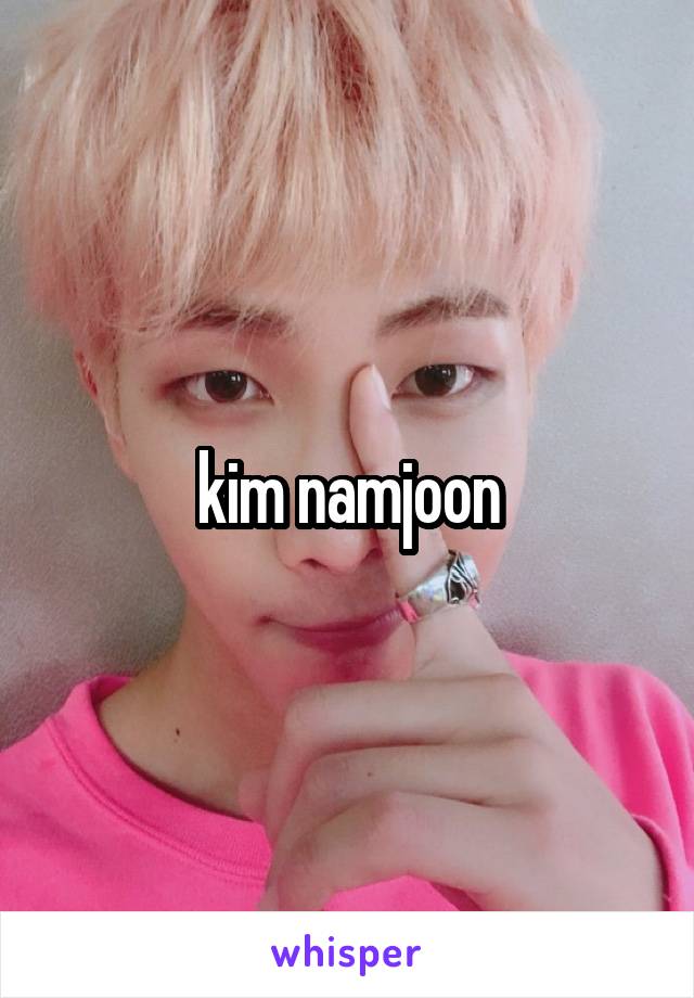 kim namjoon