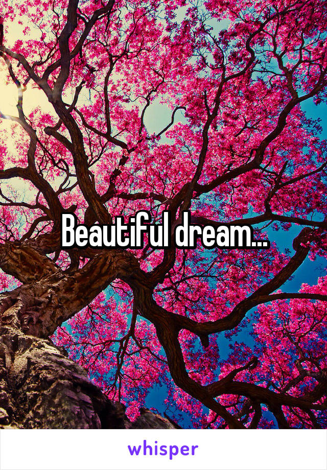 Beautiful dream...