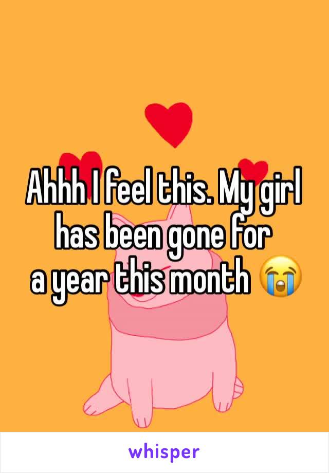 Ahhh I feel this. My girl has been gone for 
 a year this month 😭