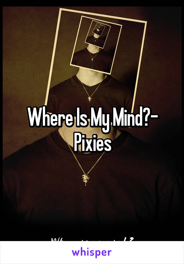 Where Is My Mind?- Pixies