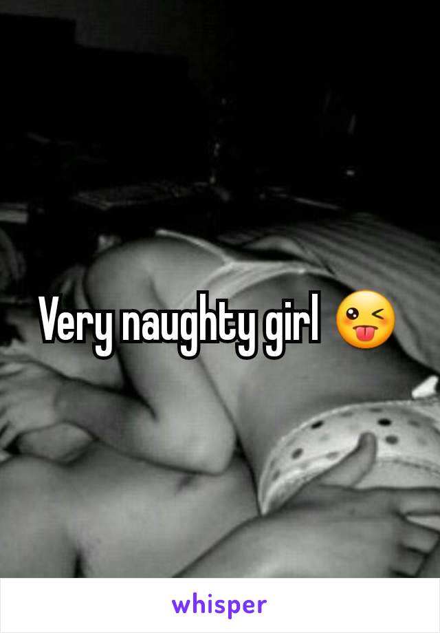 Very naughty girl 😜