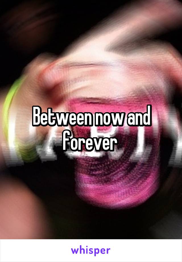 Between now and forever 