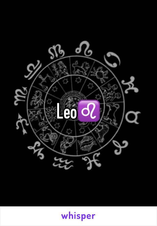 Leo♌️