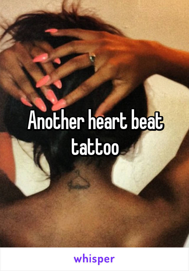 Another heart beat tattoo