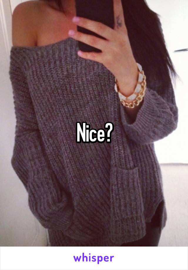 Nice?