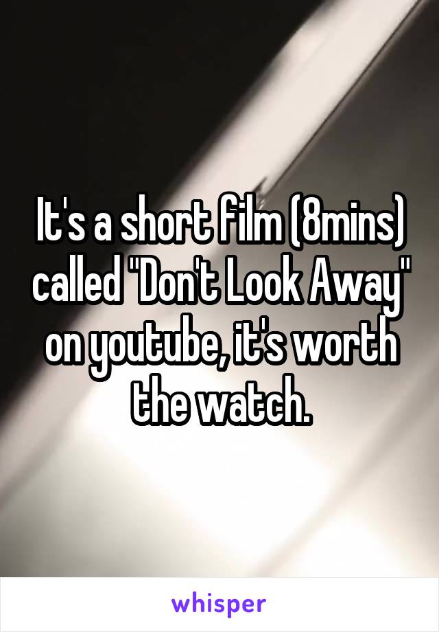 It's a short film (8mins) called "Don't Look Away" on youtube, it's worth the watch.