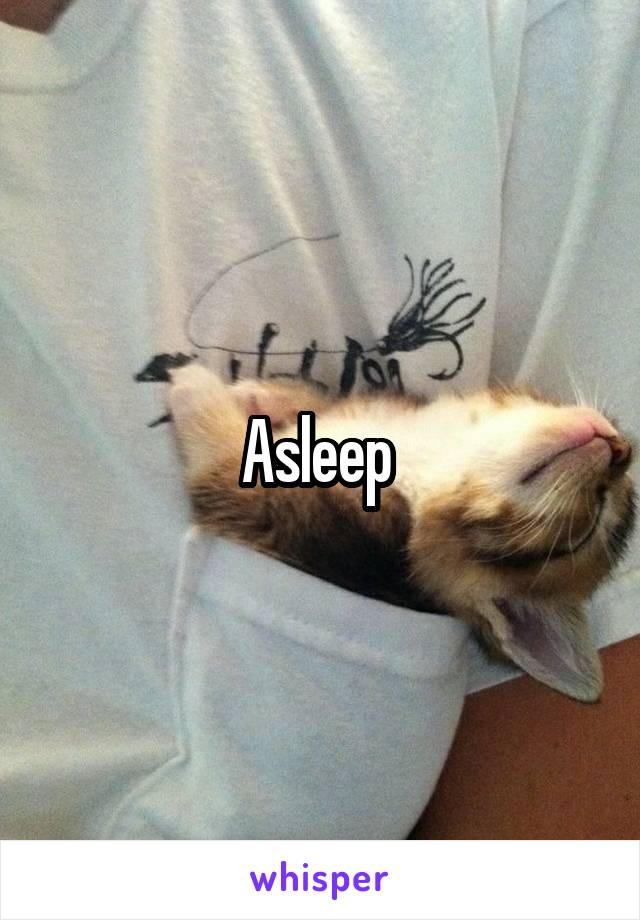 Asleep 