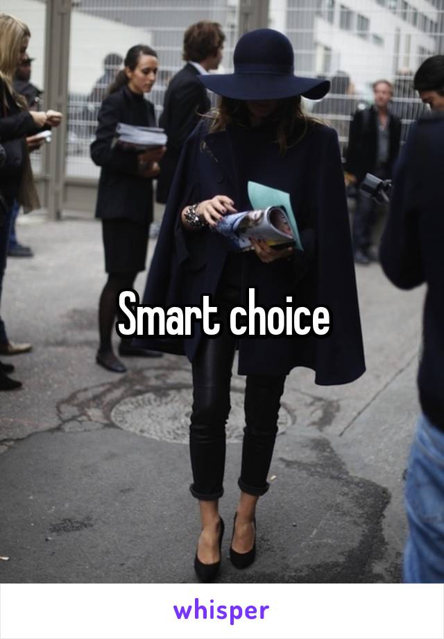 Smart choice