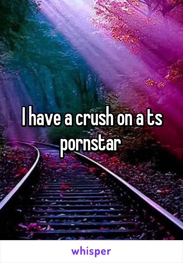 I have a crush on a ts pornstar 