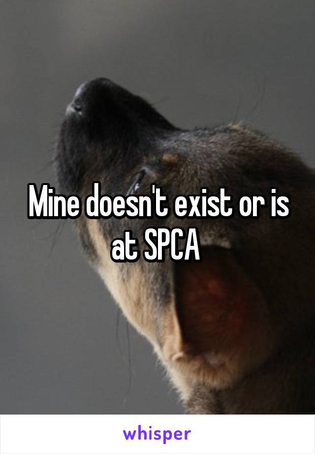 Mine doesn't exist or is at SPCA 