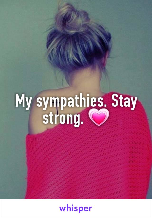 My sympathies. Stay strong. 💗
