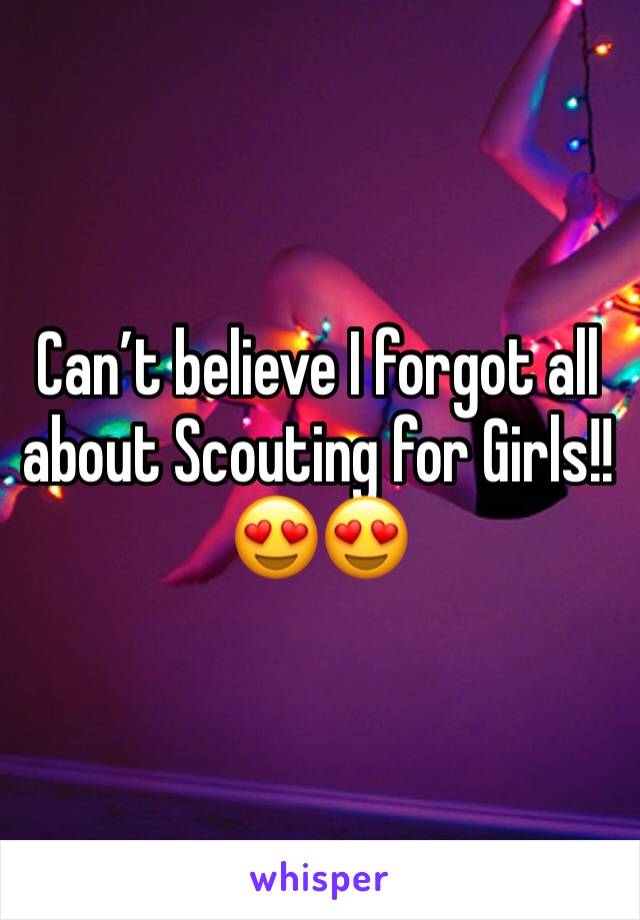 Can’t believe I forgot all about Scouting for Girls!! 😍😍