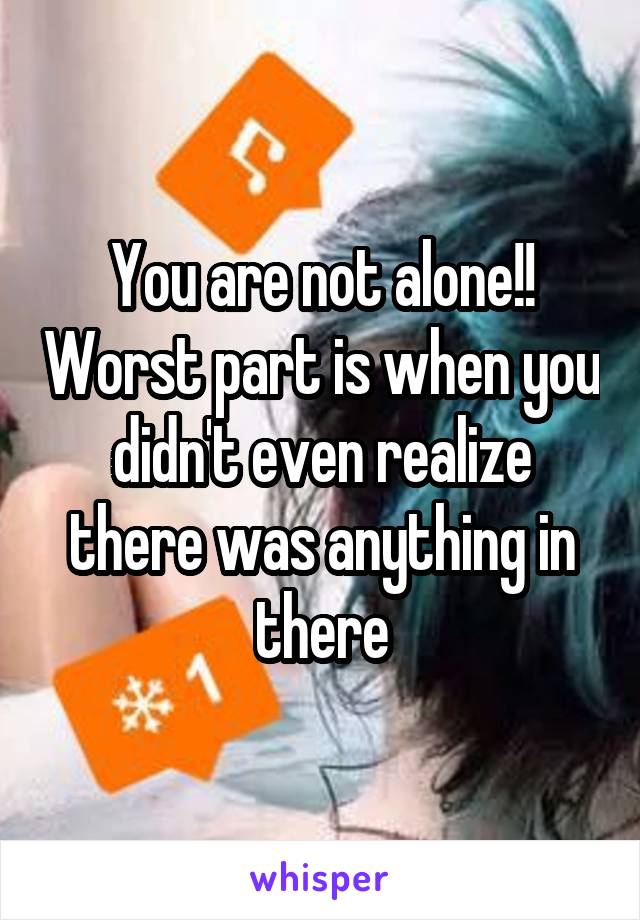 You are not alone!! Worst part is when you didn't even realize there was anything in there