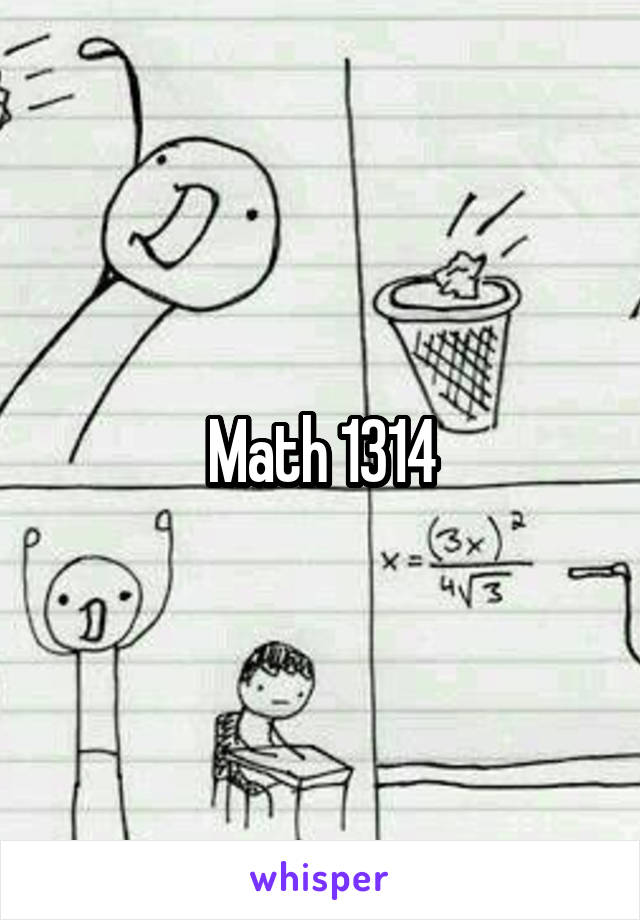 Math 1314