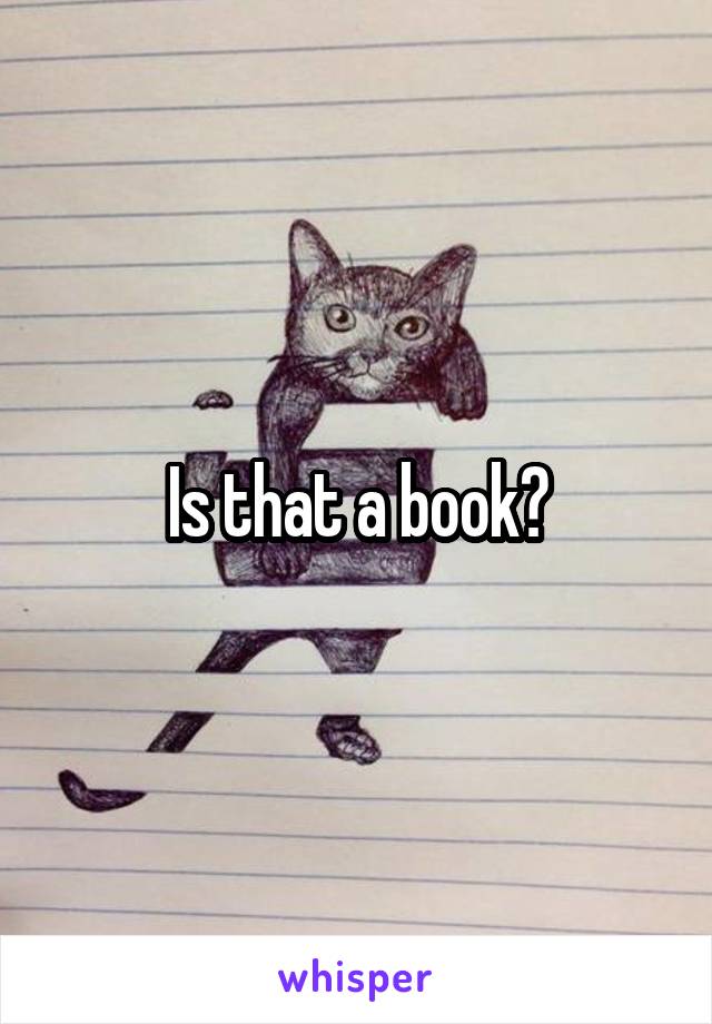 Is that a book?