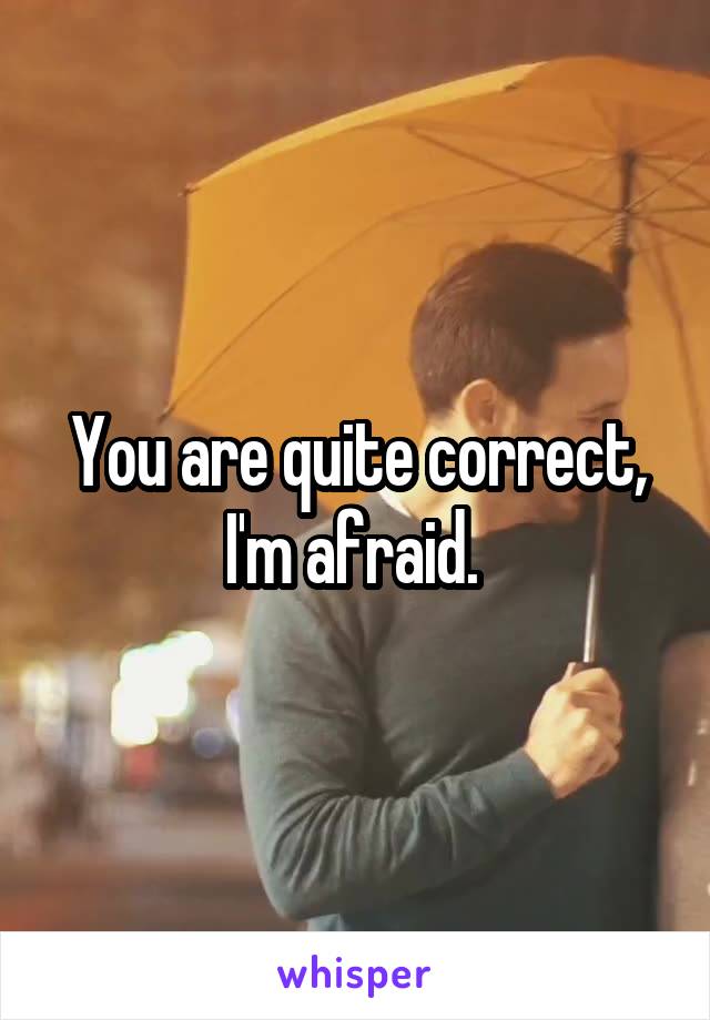 You are quite correct, I'm afraid. 