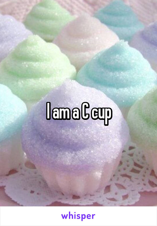 I am a C cup