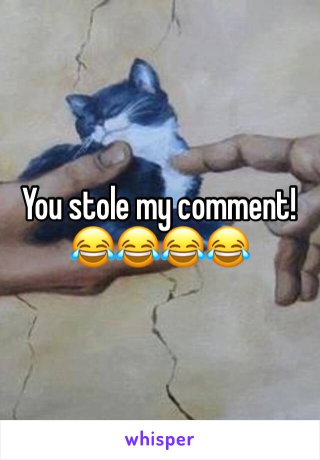 You stole my comment!
😂😂😂😂