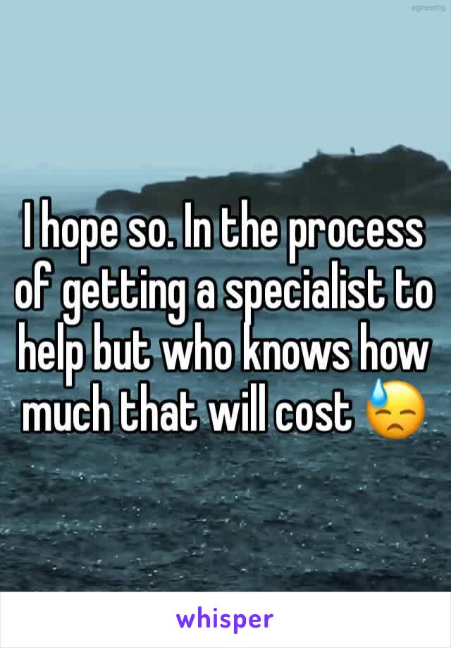 I hope so. In the process of getting a specialist to help but who knows how much that will cost 😓