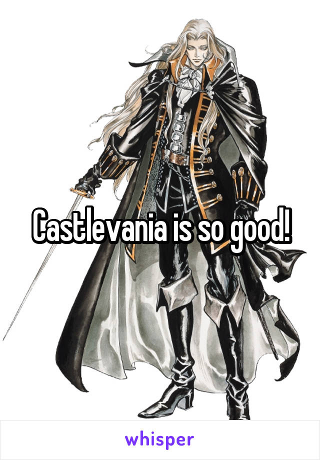 Castlevania is so good!