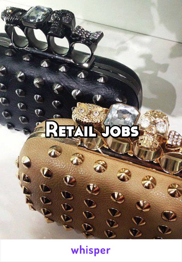 Retail jobs