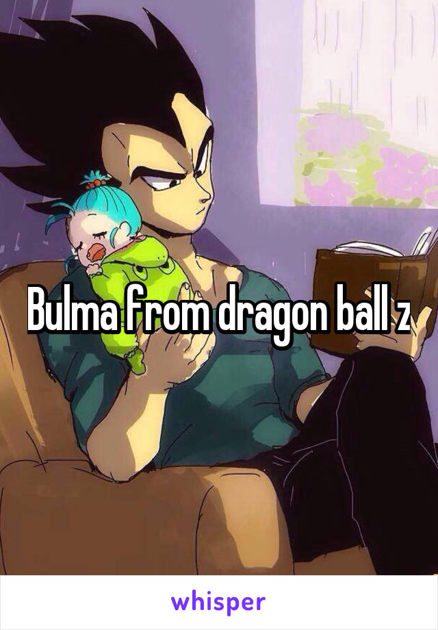 Bulma from dragon ball z