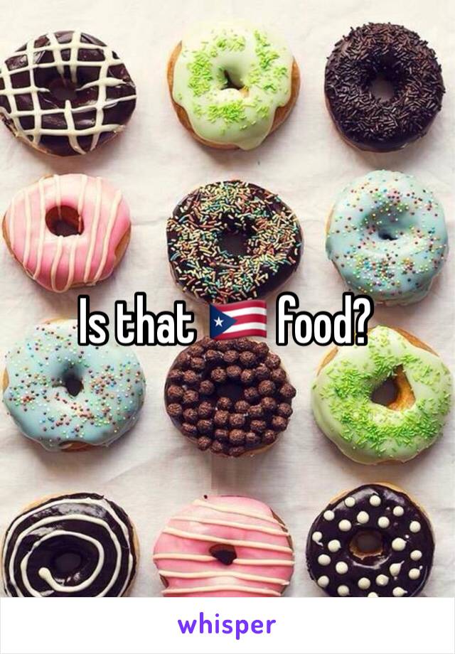 Is that 🇵🇷 food?