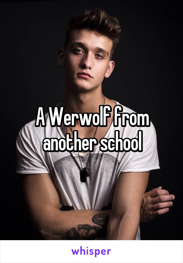A Werwolf from another school