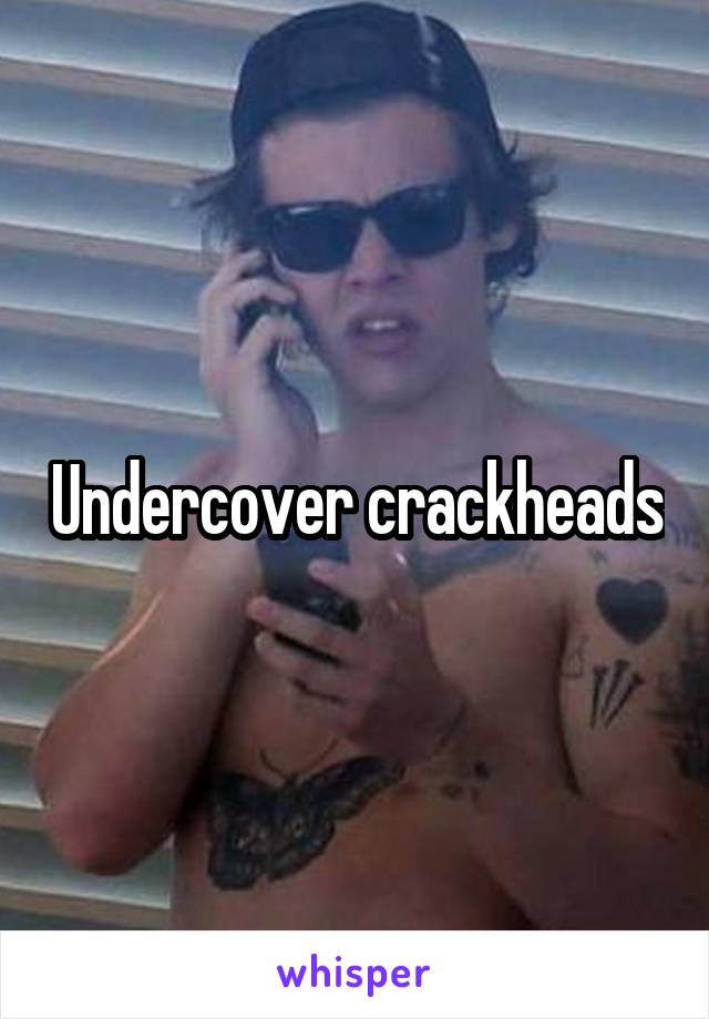 Undercover crackheads