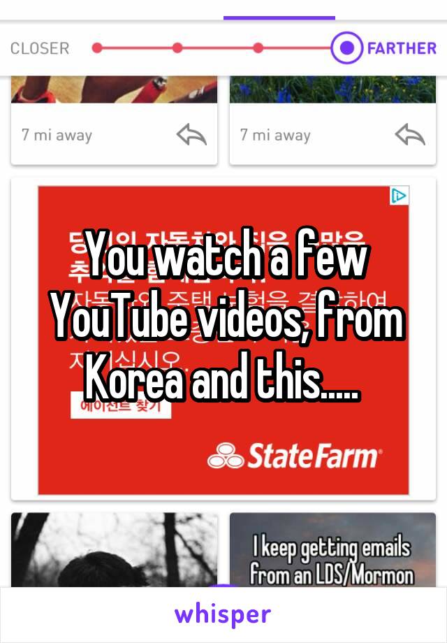 You watch a few YouTube videos, from Korea and this..... 