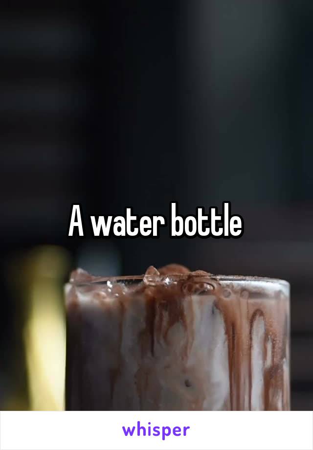 A water bottle 