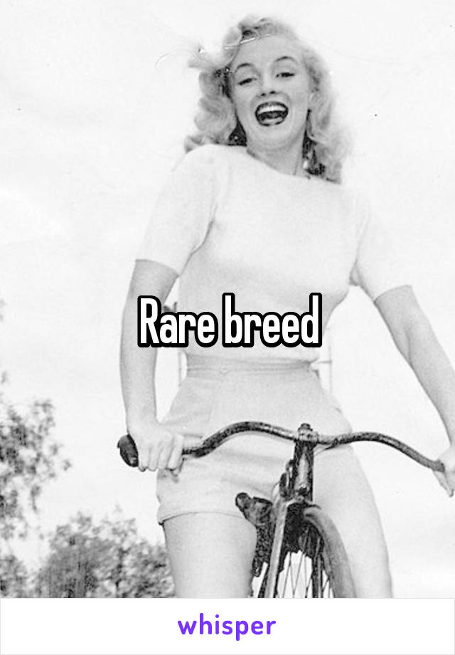 Rare breed