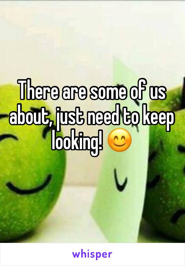 There are some of us about, just need to keep looking! 😊