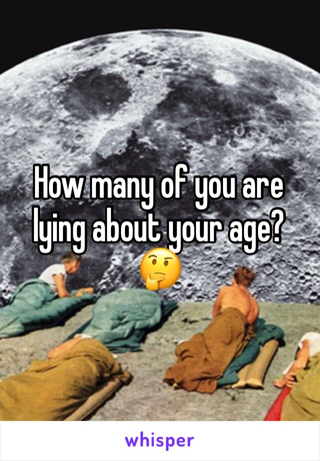 How many of you are lying about your age? 🤔 