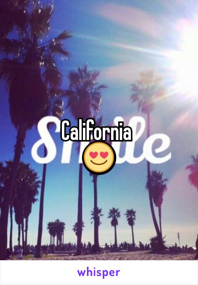 California 
😍